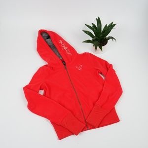 5/$25 - American Eagle Red Hoodie